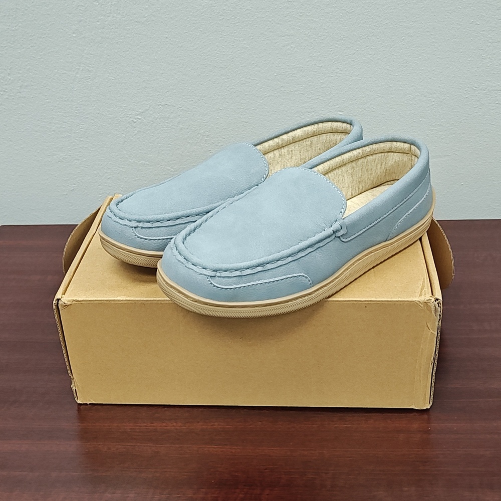 MySlippers Women's Light Blue All Season Moccasins Size 9 - Like New EUC